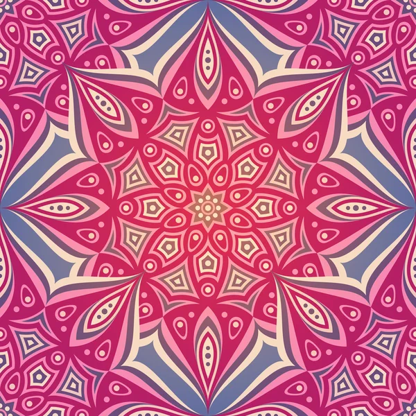 etnik çiçek seamless modeli