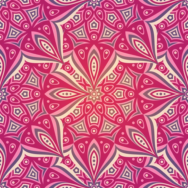 etnik çiçek seamless modeli