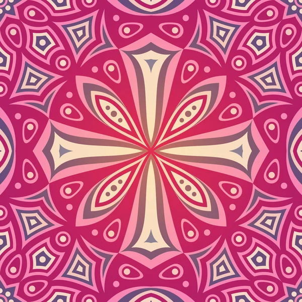 etnik çiçek seamless modeli