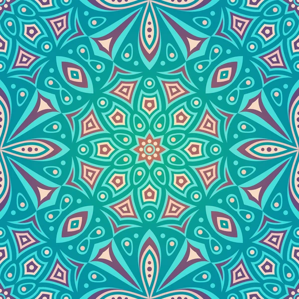 etnik çiçek seamless modeli