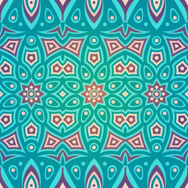 etnik çiçek seamless modeli