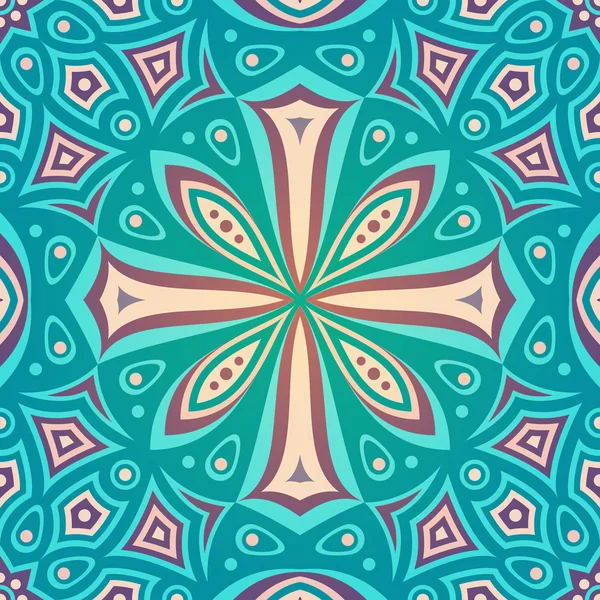 etnik çiçek seamless modeli