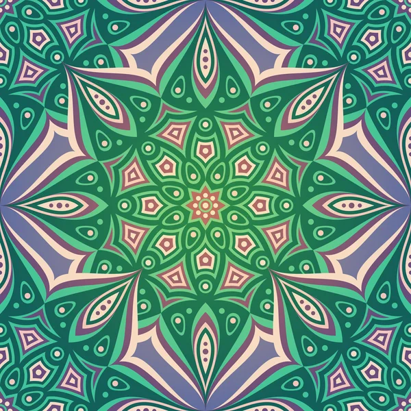 etnik çiçek seamless modeli