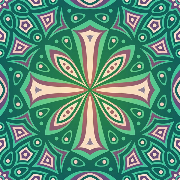 etnik çiçek seamless modeli