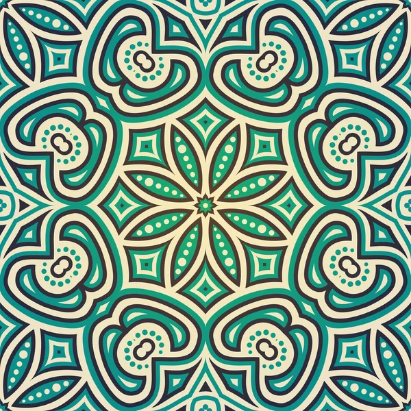 etnik çiçek seamless modeli