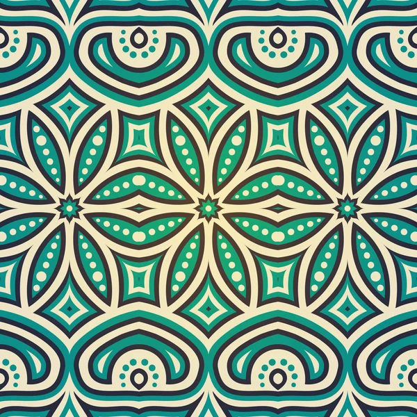 etnik çiçek seamless modeli