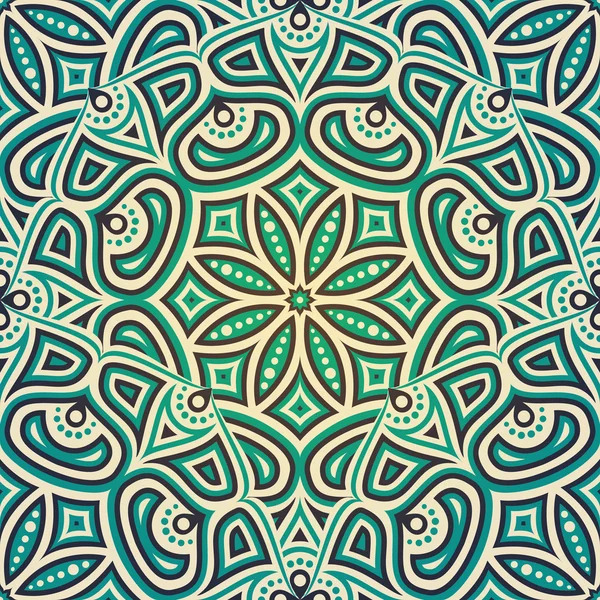 etnik çiçek seamless modeli