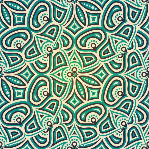 etnik çiçek seamless modeli