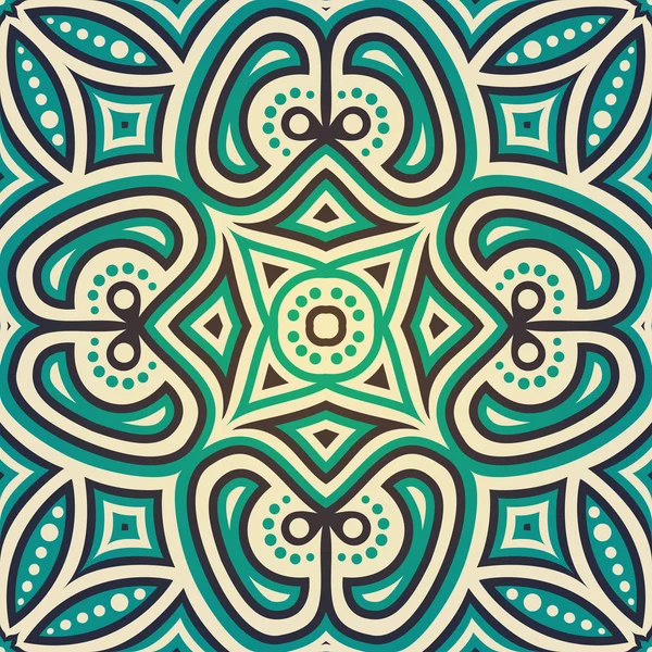 etnik çiçek seamless modeli