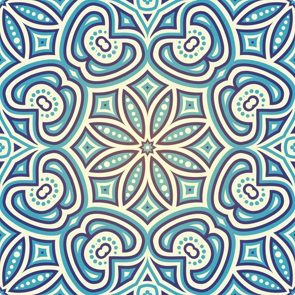 etnik çiçek seamless modeli