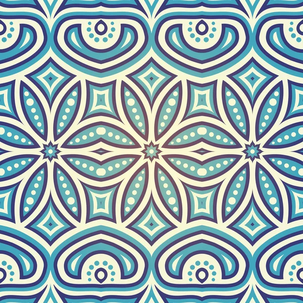 etnik çiçek seamless modeli