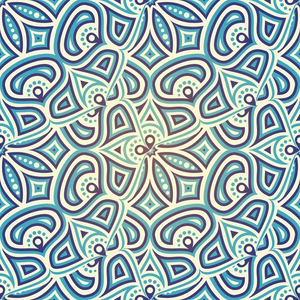 etnik çiçek seamless modeli