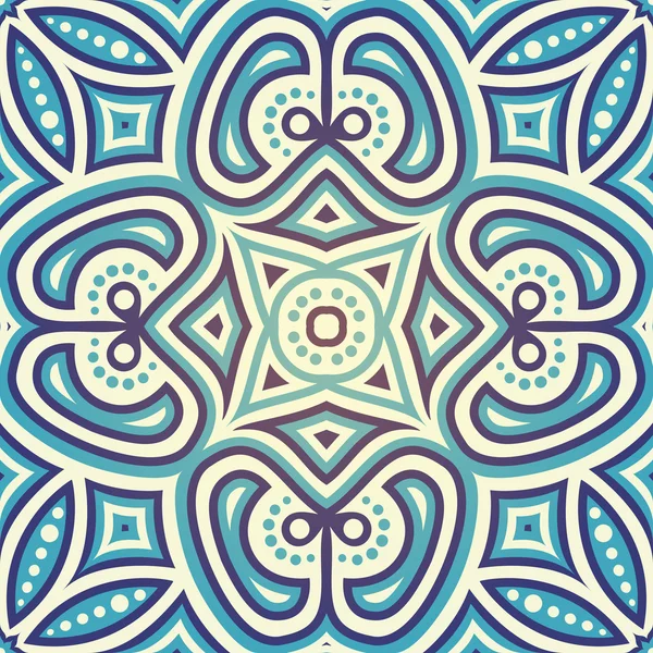 etnik çiçek seamless modeli