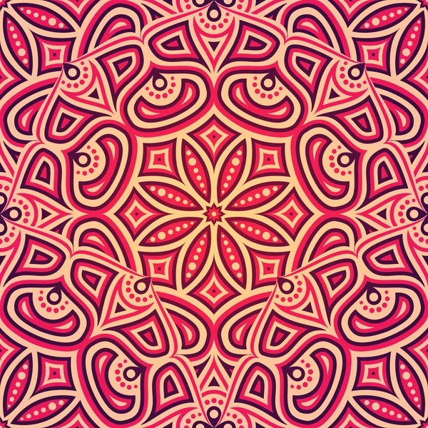 etnik çiçek seamless modeli