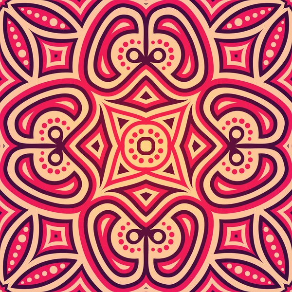 etnik çiçek seamless modeli