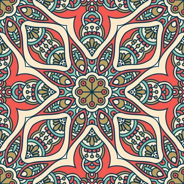 etnik çiçek seamless modeli