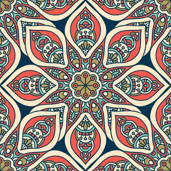 etnik çiçek seamless modeli