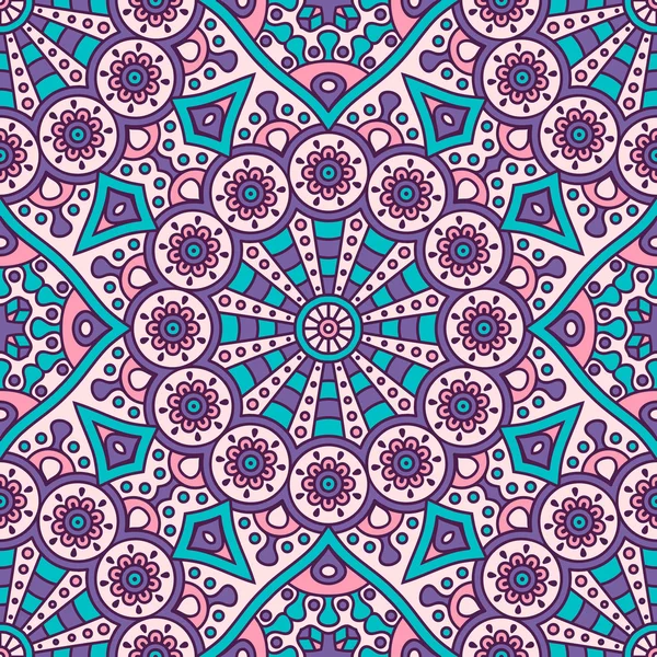 etnik çiçek seamless modeli