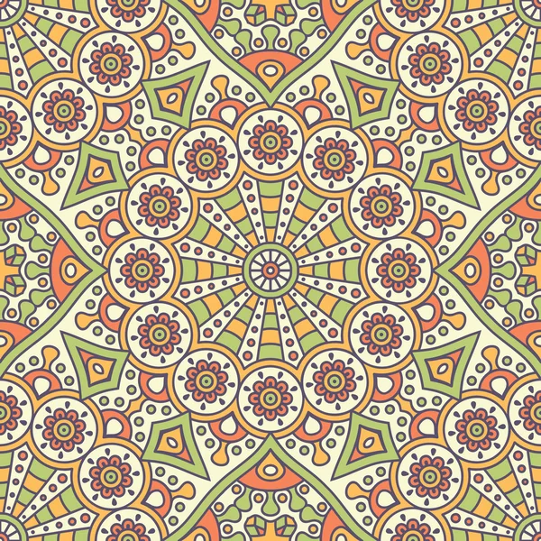 etnik çiçek seamless modeli