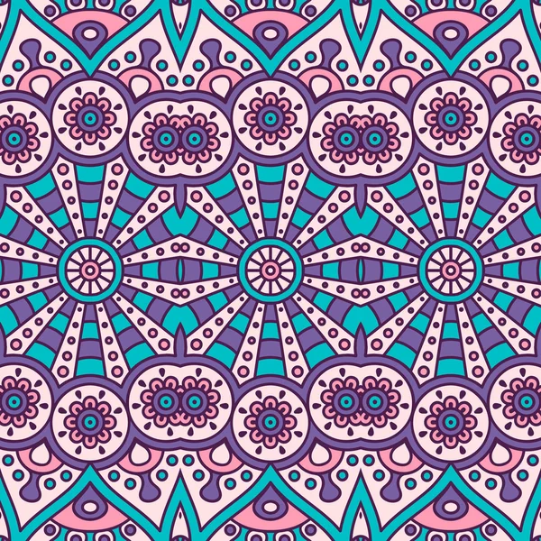 etnik çiçek seamless modeli