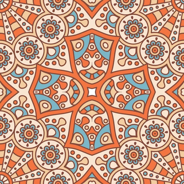 etnik çiçek seamless modeli