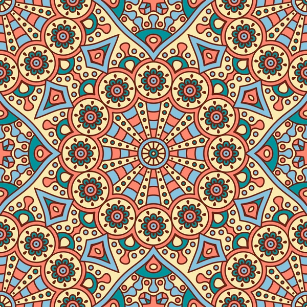 etnik çiçek seamless modeli