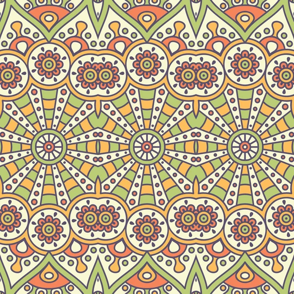 etnik çiçek seamless modeli