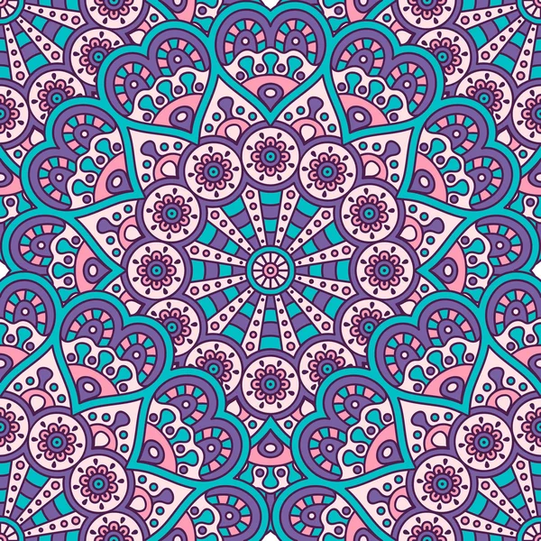 etnik çiçek seamless modeli