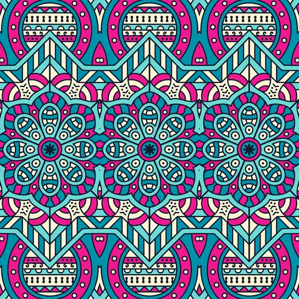 etnik çiçek seamless modeli