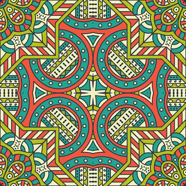 etnik çiçek seamless modeli