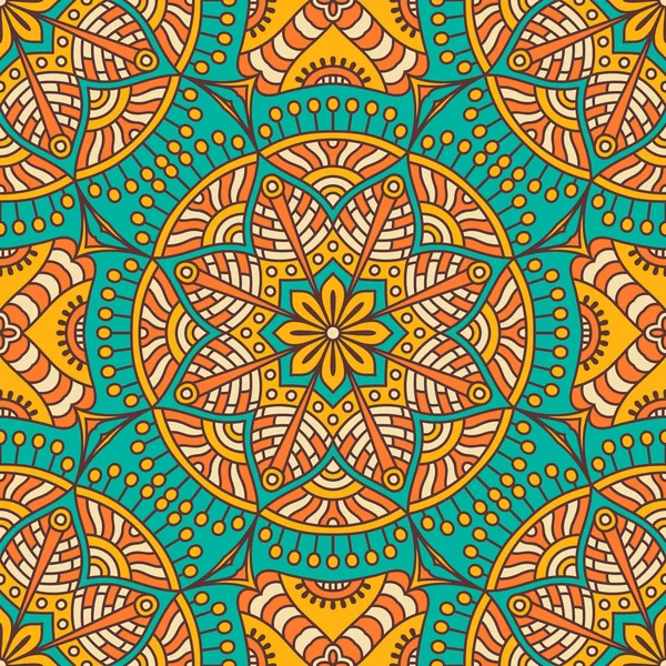 etnik çiçek seamless modeli