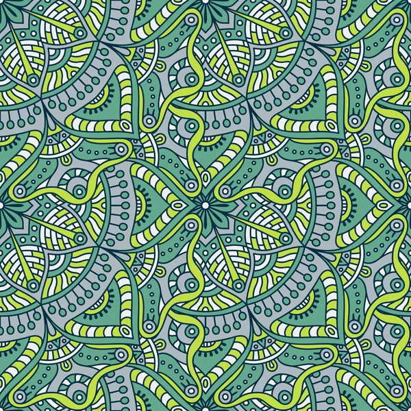 etnik çiçek seamless modeli