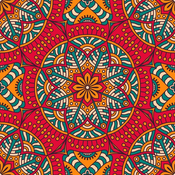 etnik çiçek seamless modeli