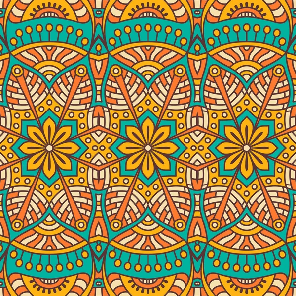 etnik çiçek seamless modeli