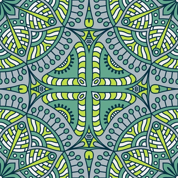 etnik çiçek seamless modeli