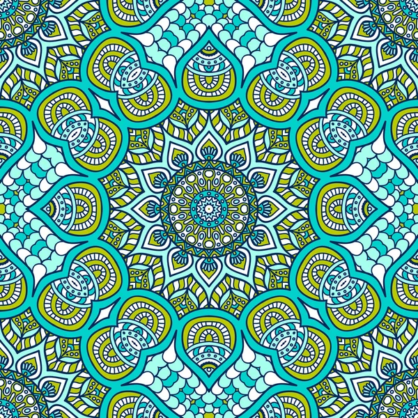 etnik çiçek seamless modeli