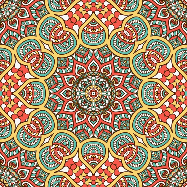 etnik çiçek seamless modeli