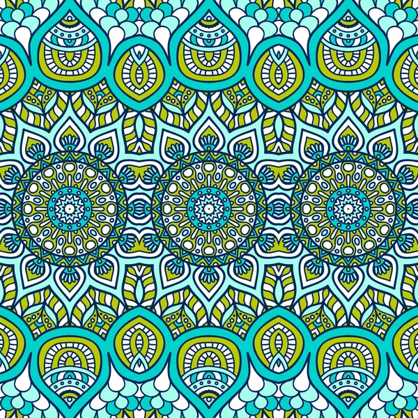 etnik çiçek seamless modeli