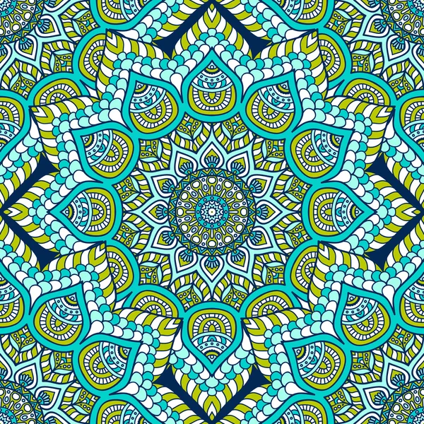 etnik çiçek seamless modeli