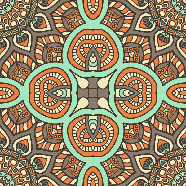 etnik çiçek seamless modeli