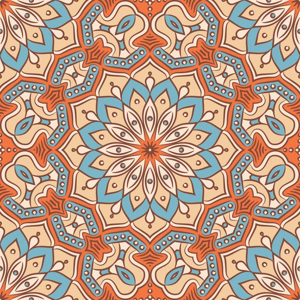 etnik çiçek seamless modeli