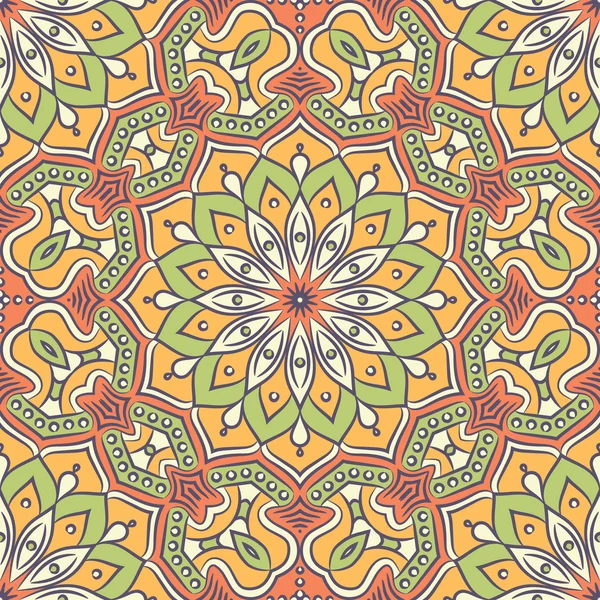 etnik çiçek seamless modeli