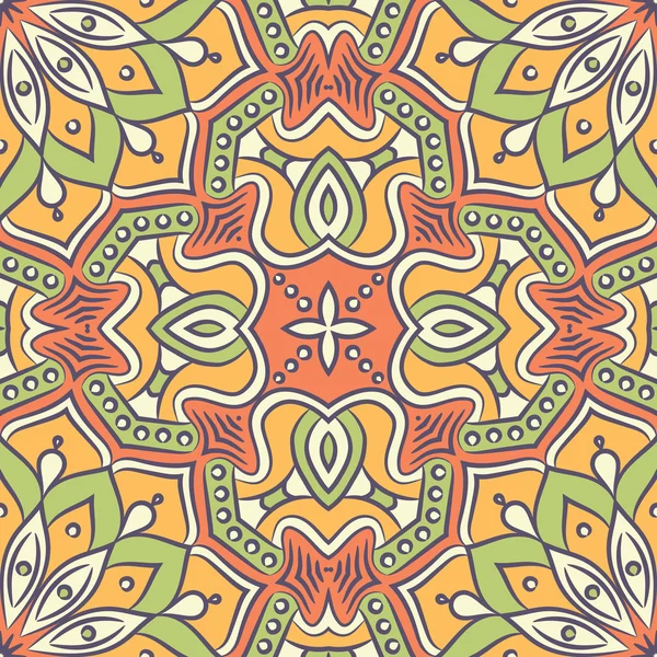 etnik çiçek seamless modeli