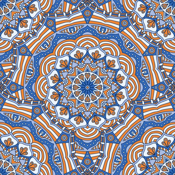 etnik çiçek seamless modeli