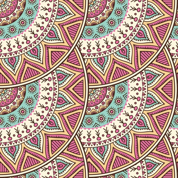 etnik çiçek seamless modeli