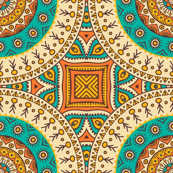 etnik çiçek seamless modeli