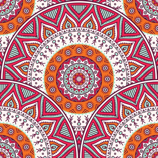 etnik çiçek seamless modeli