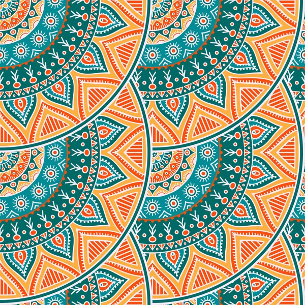 etnik çiçek seamless modeli