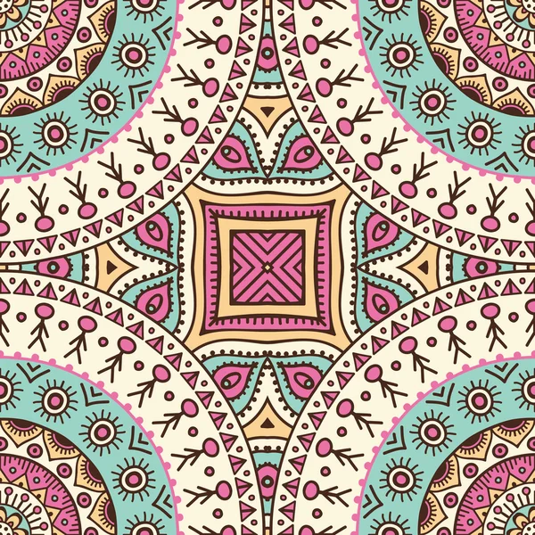 etnik çiçek seamless modeli