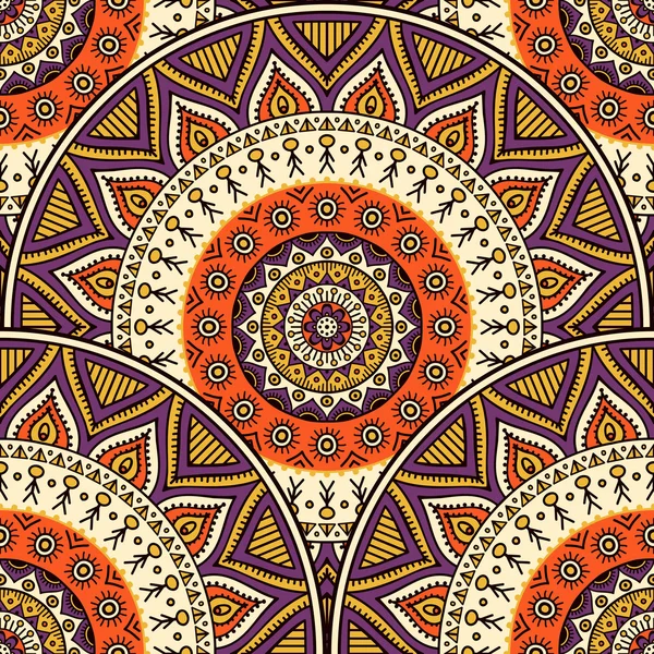 etnik çiçek seamless modeli